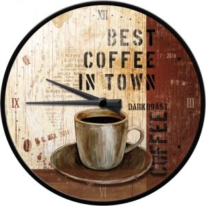 Orologio da parete Best Coffee in Town